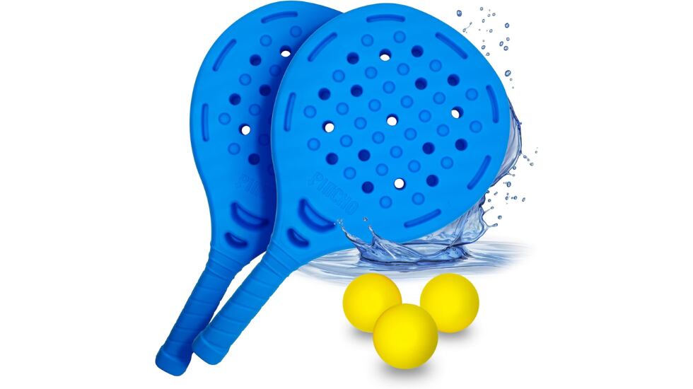 Las palas cuentan con un mango ergonómico que facilita el agarre.