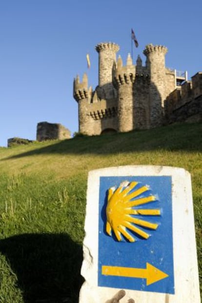 Castillo templario de Ponferrada, en la provincia de León.