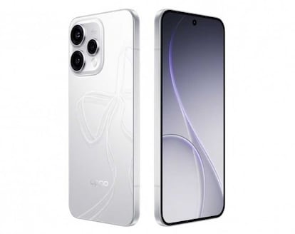 Nuevo OPPO Reno 15c de color blanco