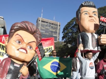 Una manifestación en Sao Paulo este jueves.