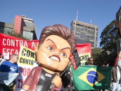 Una manifestación en Sao Paulo este jueves.