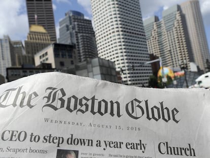 Uma instância de 'The Boston Globe' da quarta-feira.