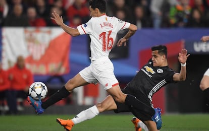 Navas supera a Alexis en el pasado Sevilla-United.