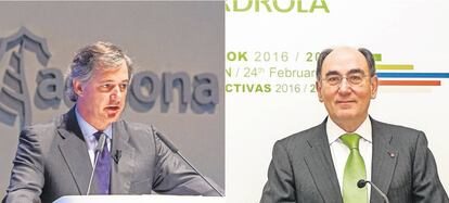José Manuel Entrecanales, presidente de Acciona e Ignacio Sánches Galán, presidente de Iberdrola.