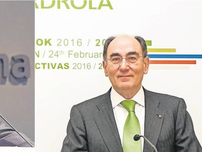 José Manuel Entrecanales, presidente de Acciona e Ignacio Sánches Galán, presidente de Iberdrola.