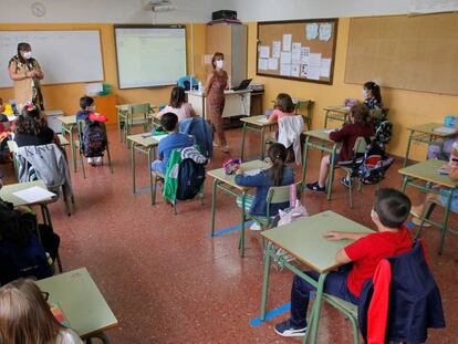 Una clase en Oviedo.