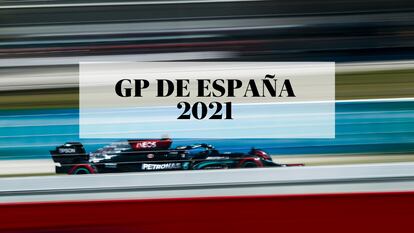 Lewis Hamilton en el circuito de Barcelona durante el Gran Premio de España 2021 de Fórmula 1.