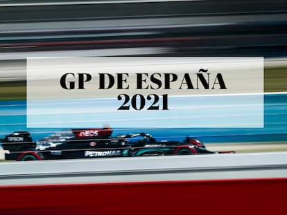 Lewis Hamilton en el circuito de Barcelona durante el Gran Premio de España 2021 de Fórmula 1.