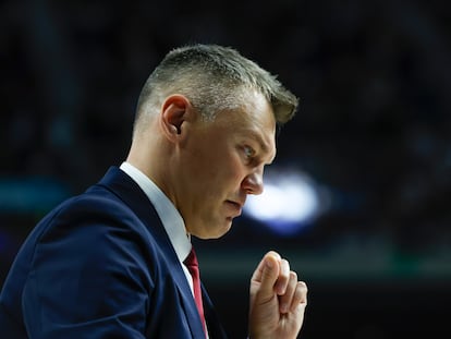 Jasikevicius, antes de la final del curso pasado por el 'playoff' de la Liga.