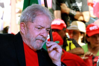 O ex-presidente Lula neste dia 19.