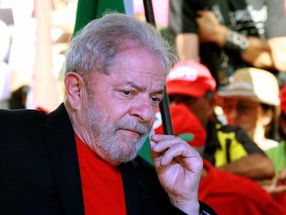O ex-presidente Lula neste dia 19.