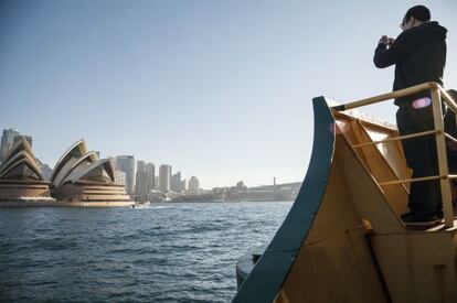 La Ópera de Sidney, del arquitecto danés Jorn Utzon, en la bahía de la ciudad.