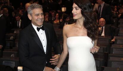 George Clooney y Amal Clooney.