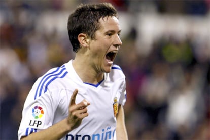 Ander Herrera celebra su gol segundo de su equipo.