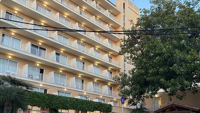 Fachada del hotel de Palma donde se han detectado los casos de gastroenteritis.