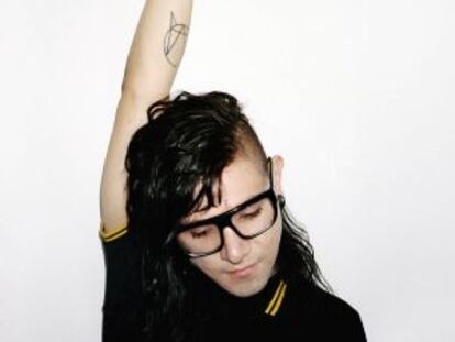 El californiano Skrillex que actuará en el Sónar.