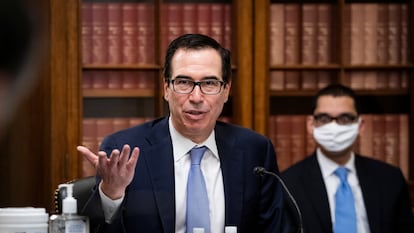 El secretario del Departamento del Tesoro, Steven Mnuchin.