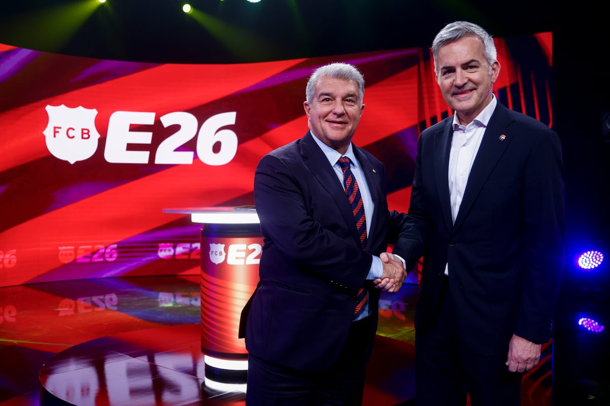 Joan Laporta - Víctor Font: tensión electoral en un día decisivo en el Camp Nou