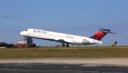 Un avión de Delta Airlines, en una imagen de archivo.