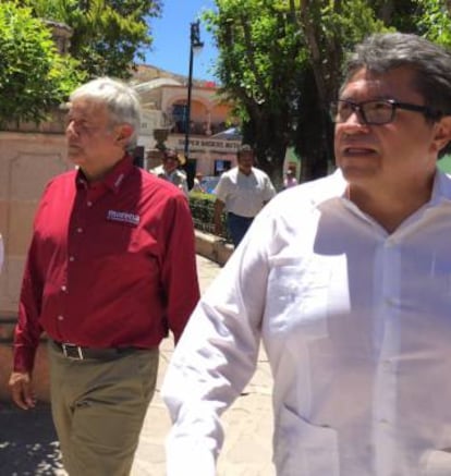 Lopéz Obrador y Monreal juntos en Zacatecas en abril de 2016