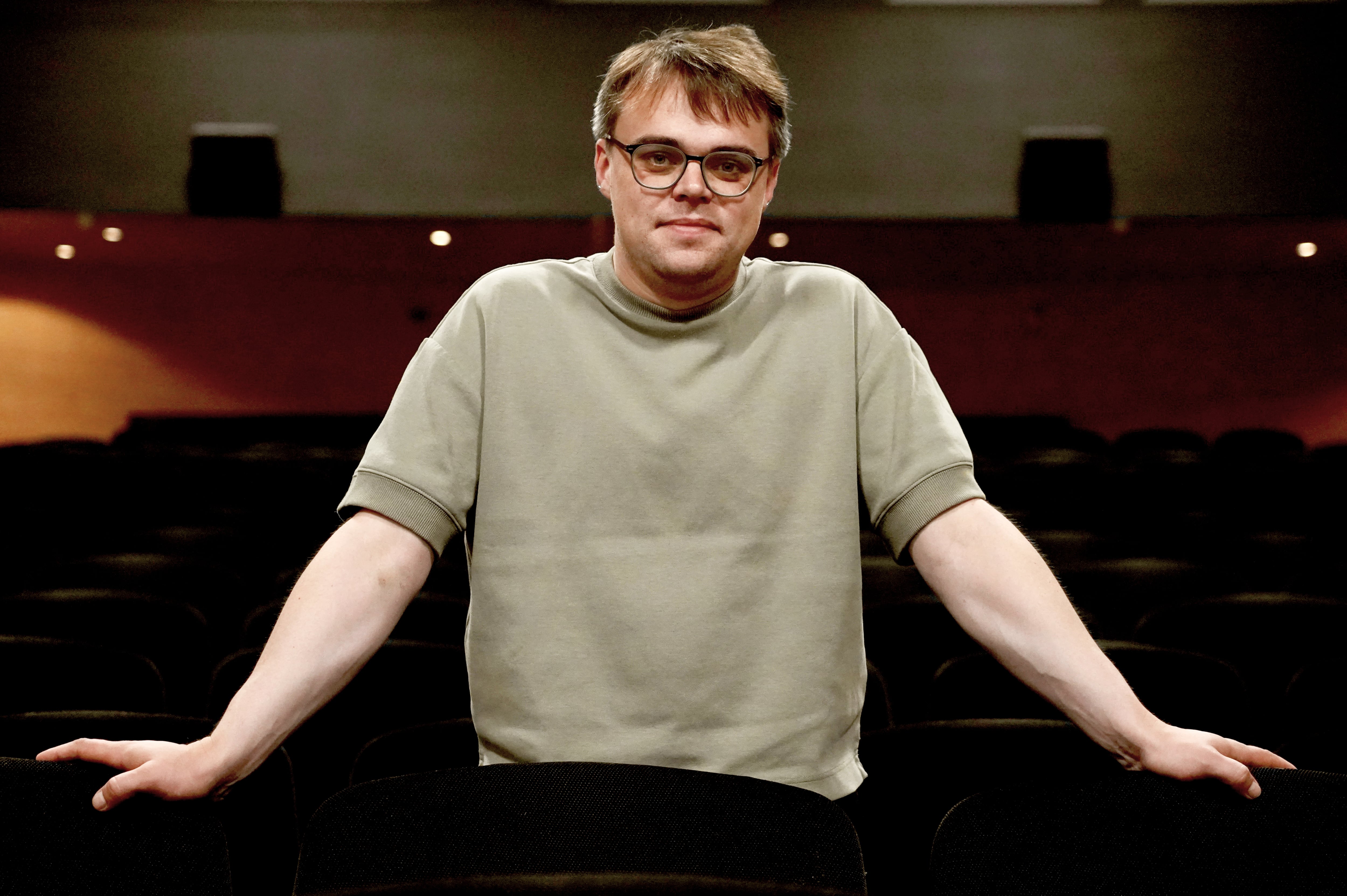 Pavel Talankin, este viernes, en la sala de proyección Berlanga de la Filmoteca de la Generalitat Valenciana.