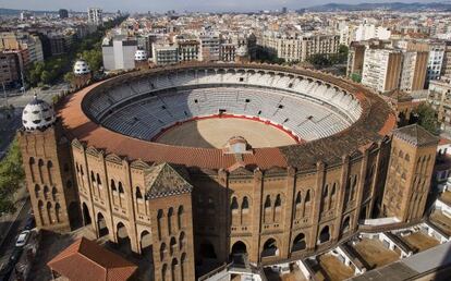 La plaza de toros Monumental, cerrada desde 2012.