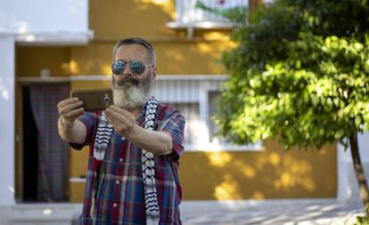 Juan Manuel Sánchez Gordillo, candidato a las elecciones municipales de Marinaleda (Sevilla).