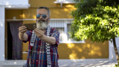 Juan Manuel Sánchez Gordillo, candidato a las elecciones municipales de Marinaleda (Sevilla).