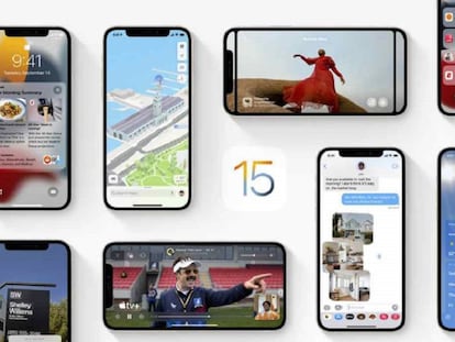 Interfaz de iOS 15