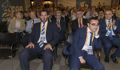 Garbajosa celebra su elección ante Aguado y en presencia de Roca