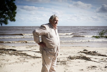  Jos&eacute; Mujica, en su casa de Rinc&oacute;n del Cerro,  