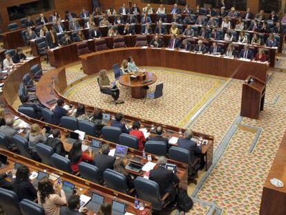 Pleno de la Asamblea de Madrid celebrado el pasado 17 de septiembre.