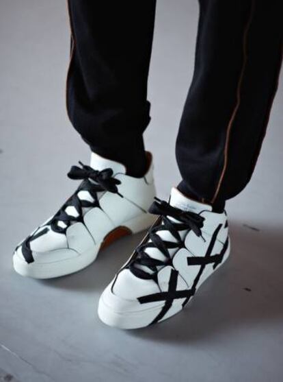 Zapatillas de la colección de Ermenegildo Zegna.