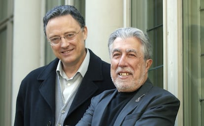 Luis Leante y Jordi Sierra i Fabra.