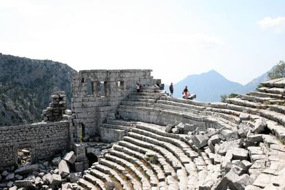 El yacimiento de Termesos (Turquía).