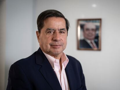 Juan Fernando Cristo en Bogotá, en julio de 2023.