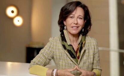 Ana Botín, presidenta de Banco Santander