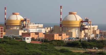 La central nuclear de Kudankulam, en el sur de India, en 2011.