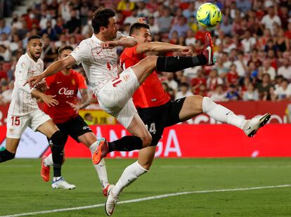 Sevilla contra Mallorca en el estadio Ramón Sánchez-Pizjuán