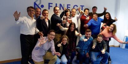 Parte del equipo de Finect.