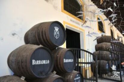 Una bodega en Sanlúcar.