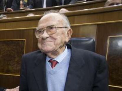 Santiago Carrillo en el Congreso