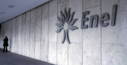 Imagen de la marca corporativa de Enel. EFE/Archivo