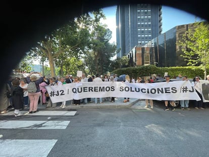 Manifestación del Movimiento J2 el pasado 17 de junio en Madrid.