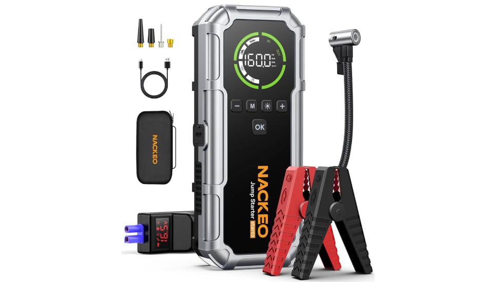 Arrancador de baterías de coche con función de ‘powerbank’.