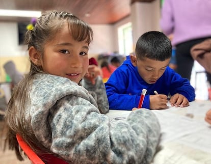 Centro Amar para niños trabajadores del barrio Candelaria, en Bogotá