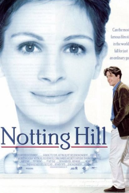 Julia Roberts y Hugh Grant, protagonistas de la película 'Notting Hill'.