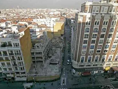 Un edificio menos en la Gran Vía