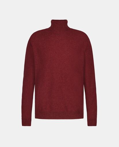 Jersey de cachemir con cuello cisne de Emidio Tucci para El Corte Inglés.