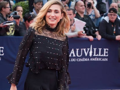 Julie Gayet, a su llegada al Festival de Deauville.